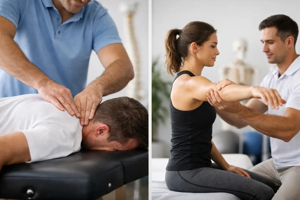 Quiropráctica vs fisioterapia: cuál te conviene