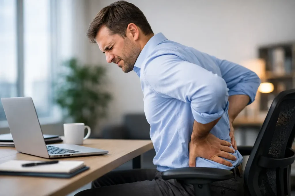 Dolor lumbar por sedentarismo: qué hacer