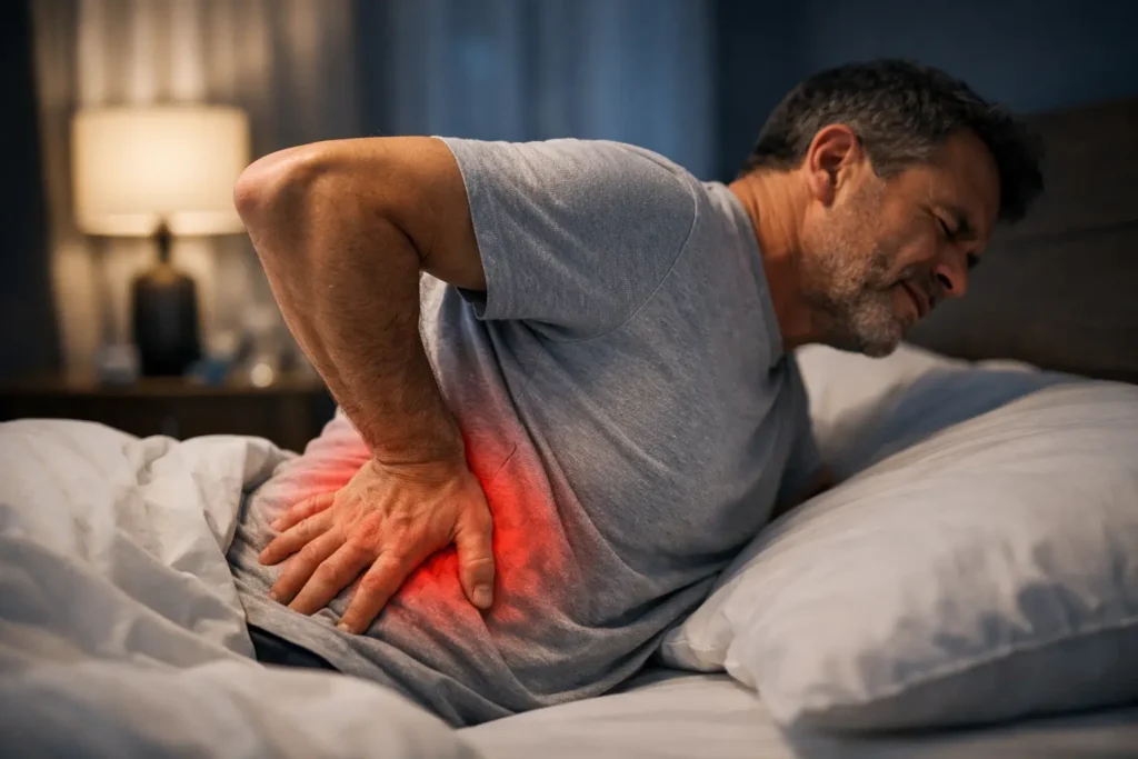 Dolor de espalda nocturno: qué lo causa