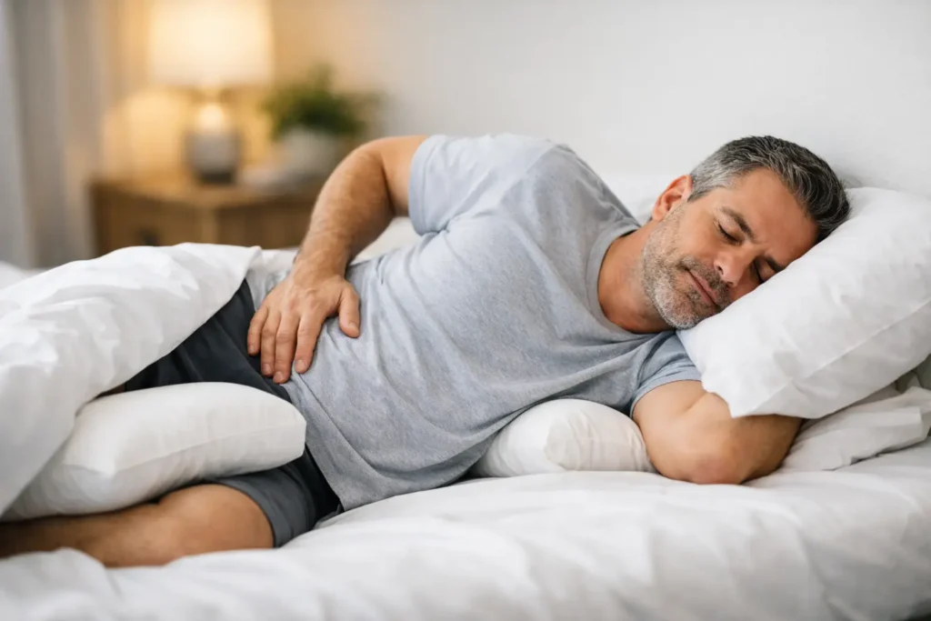 Cómo dormir con dolor lumbar sin agravar la espalda