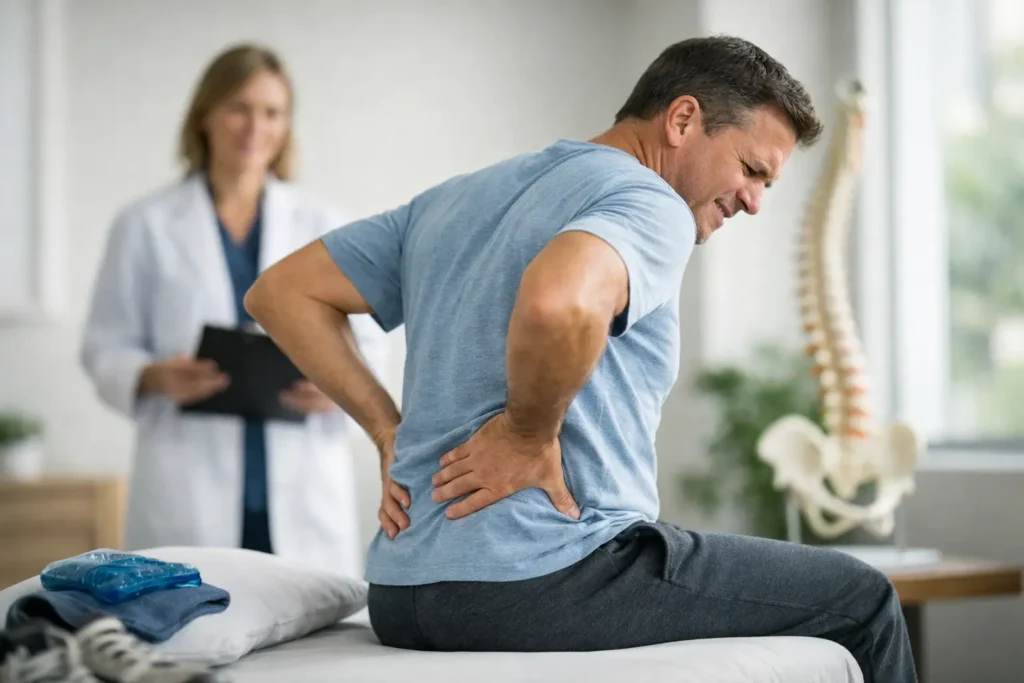 Recuperación de un esguince lumbar: qué hacer
