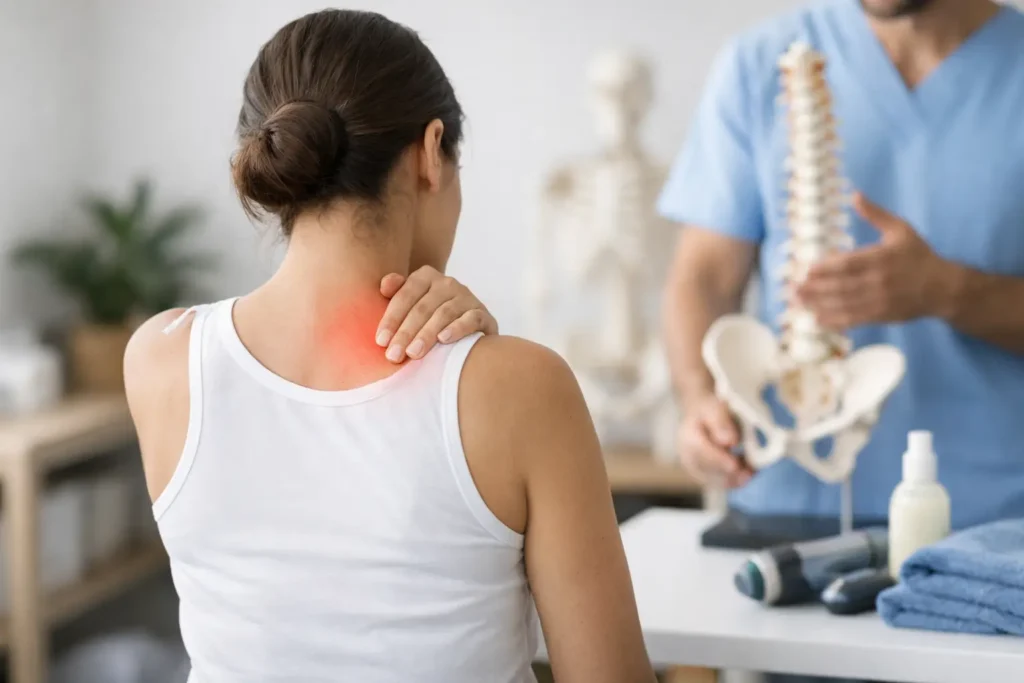 Dolor entre hombros: tratamiento que ayuda